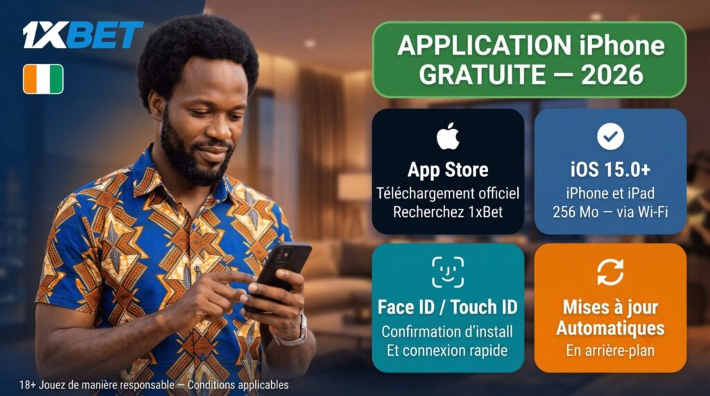 Télécharger 1xBet iPhone Côte d'Ivoire : application iOS gratuite depuis l'App Store, iOS 15.0+